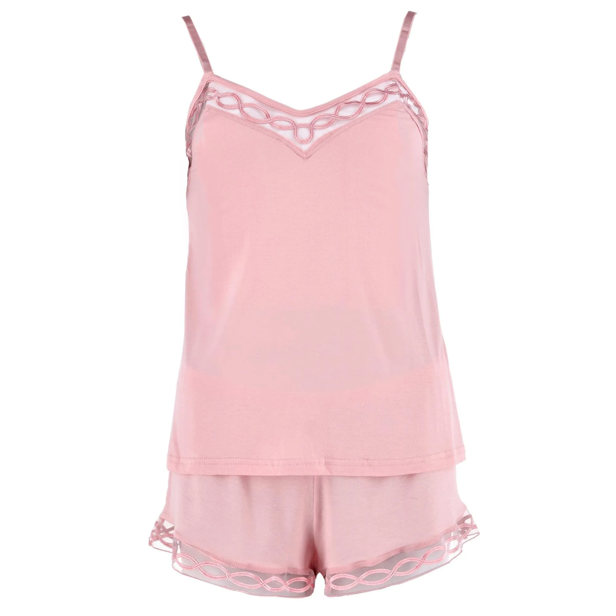 Rachel Roy Women's Laced Embriodery Cami Short Pajama Set sold by Belt Outlet