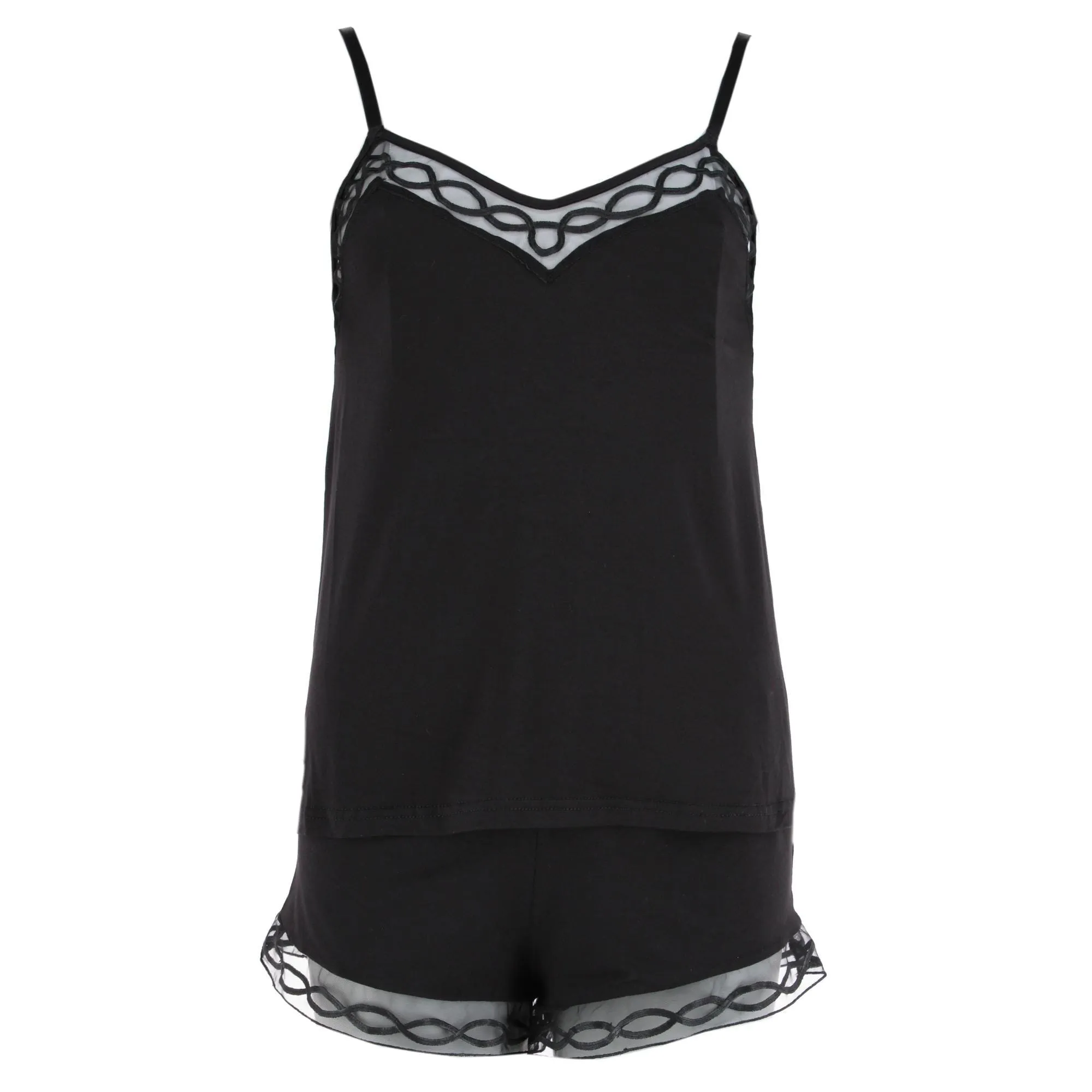 Rachel Roy Women's Laced Embriodery Cami Short Pajama Set sold by Belt Outlet product image thumbnail 2