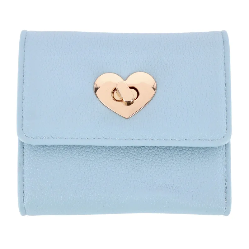 CTM® Women's Premium Faux Leather Tri-Fold Mini Wallet made by Belt Outlet