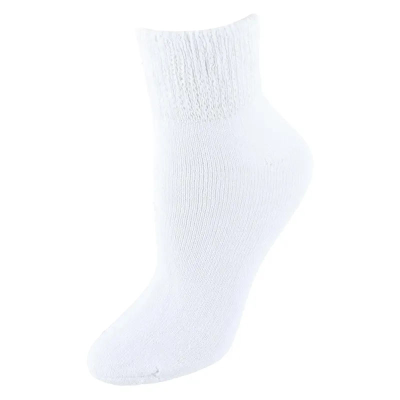 Knocker Women's Quarter Comfort Diabetic Socks (3 Pairs) made by Belt Outlet