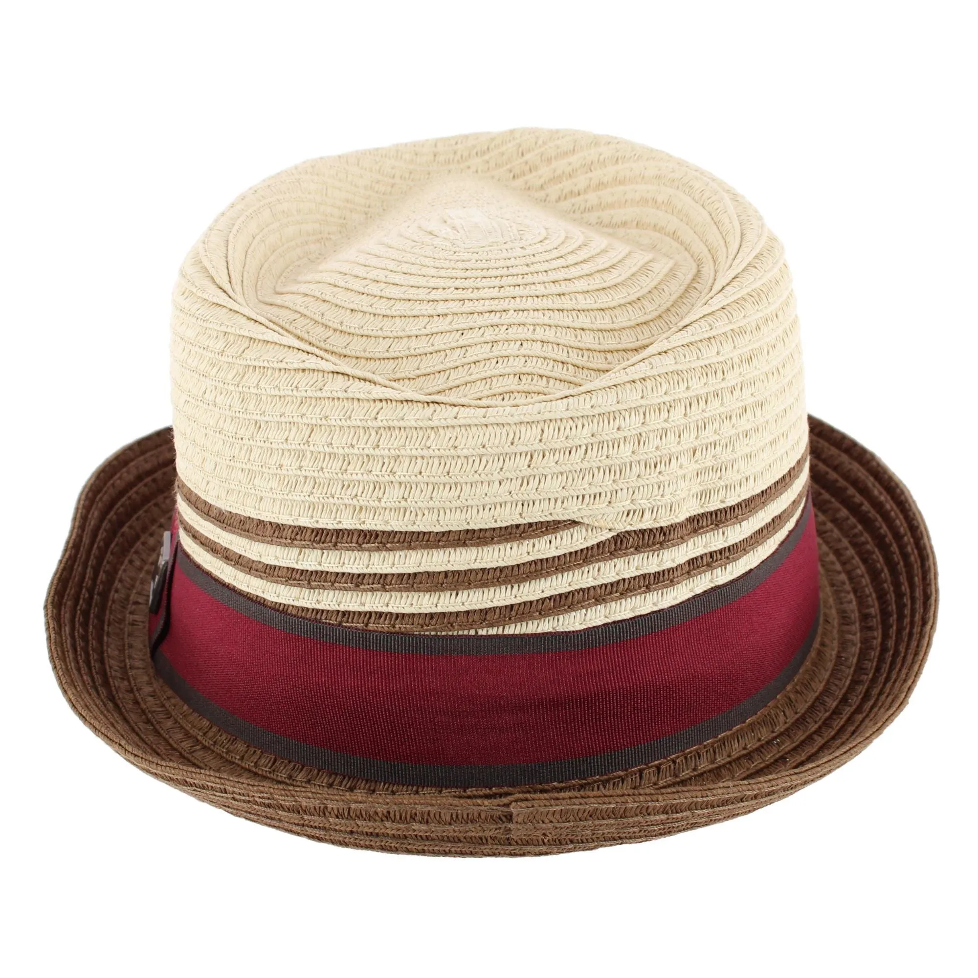 Kenny K. Men's Straw Two Tone Toyo Fedora sold by Belt Outlet product image thumbnail 5