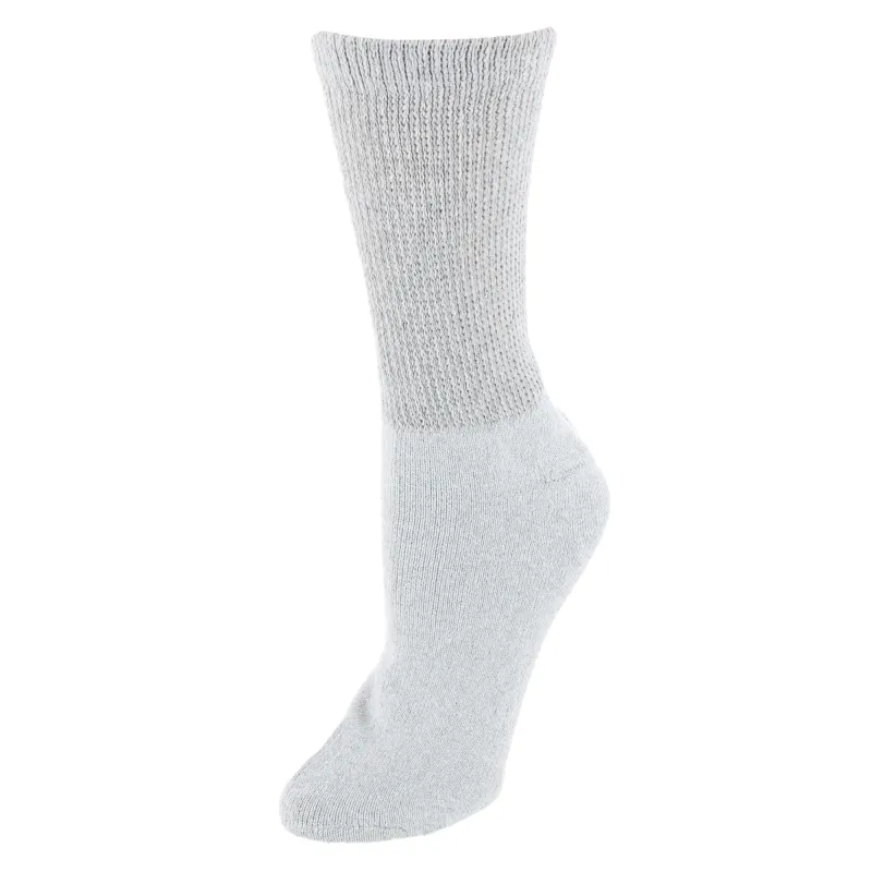 Buruka Women's Crew Comfort Diabetic Socks (3 Pairs) made by Belt Outlet