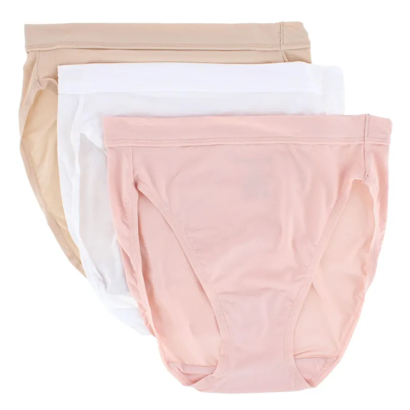 Vanity Fair Women's Beyond Comfort Ultimate Stretch Hi-Cut Panty (3 Pack) made by Vanity Fair