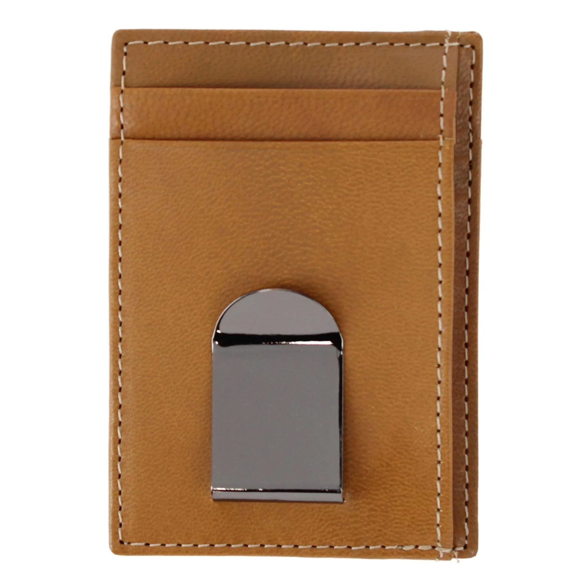 Steve Madden Men's Antiqued Leather RFID Money Clip Wallet sold by Belt Outlet product image thumbnail 4