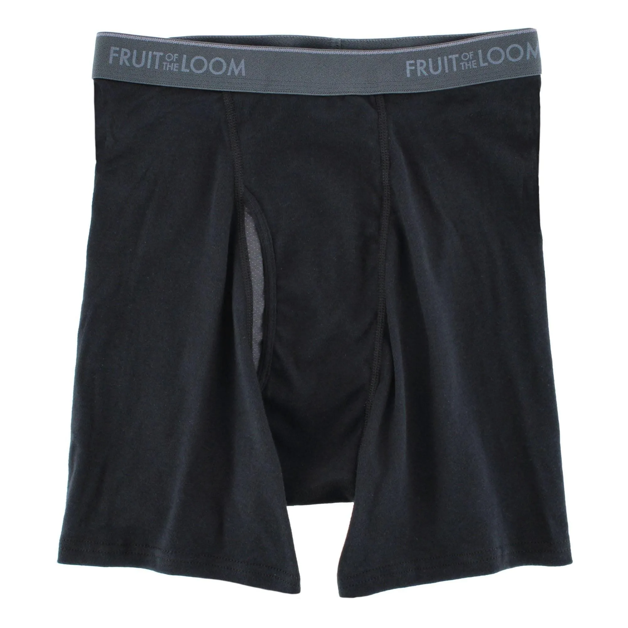 Fruit of the Loom Men's Eversoft CoolZone Fly Black Boxer Briefs (7 Pack) sold by Belt Outlet product image thumbnail 4