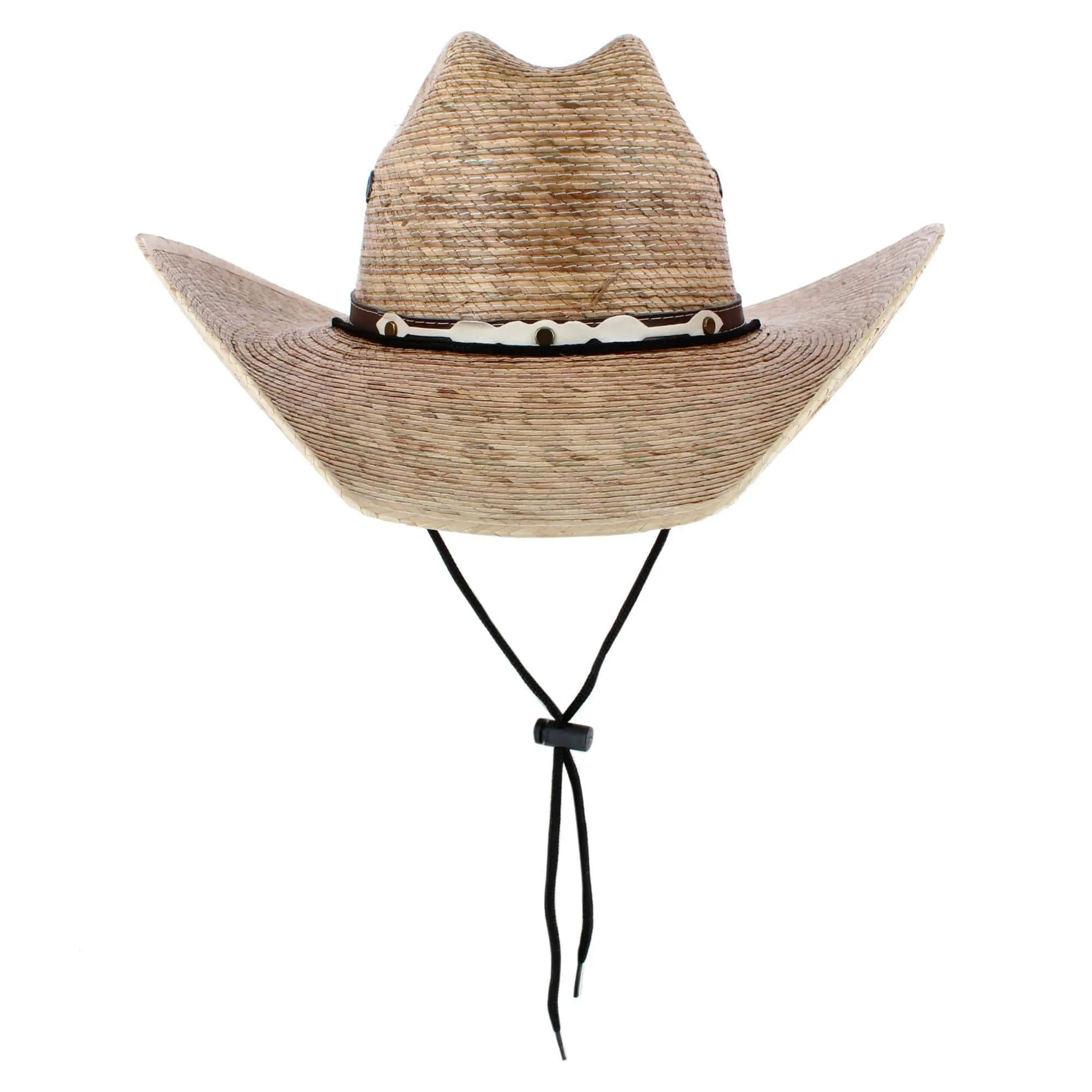 CTM® Men's Chihuahua Western Palm Leaf Cowboy Hat sold by Belt Outlet