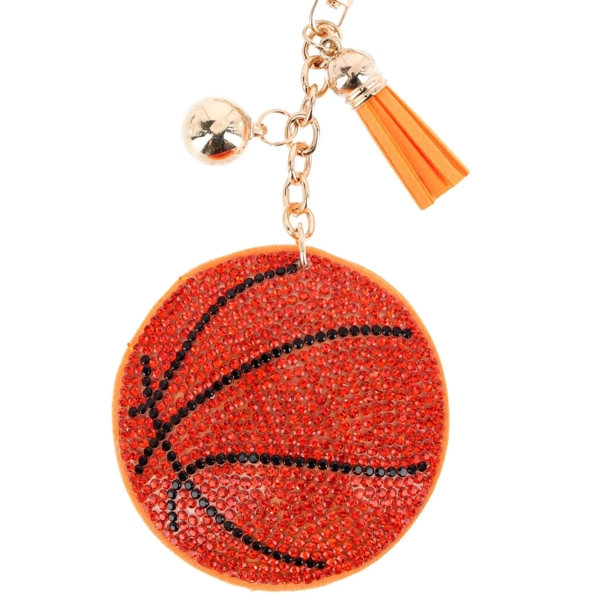 CTM® Women's Rhinestone Basketball Bag Charm & Key Chain sold by Belt Outlet product image thumbnail 5