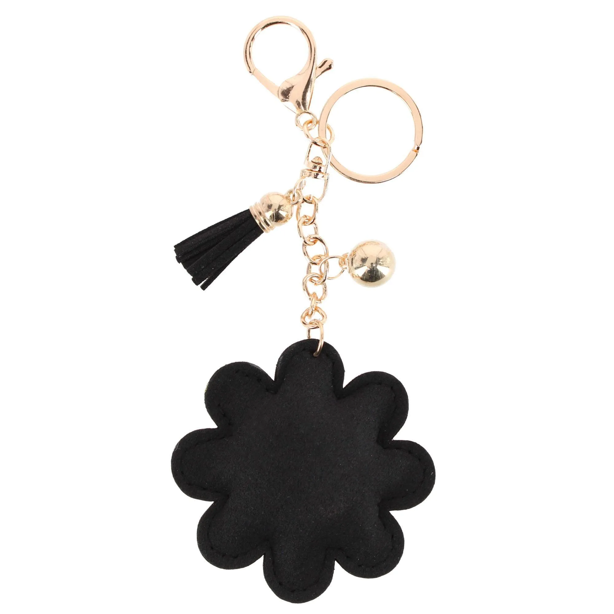 CTM® Women's Rhinestone Daisy with Tassel Bag Charm & Key Charm sold by Belt Outlet product image thumbnail 4