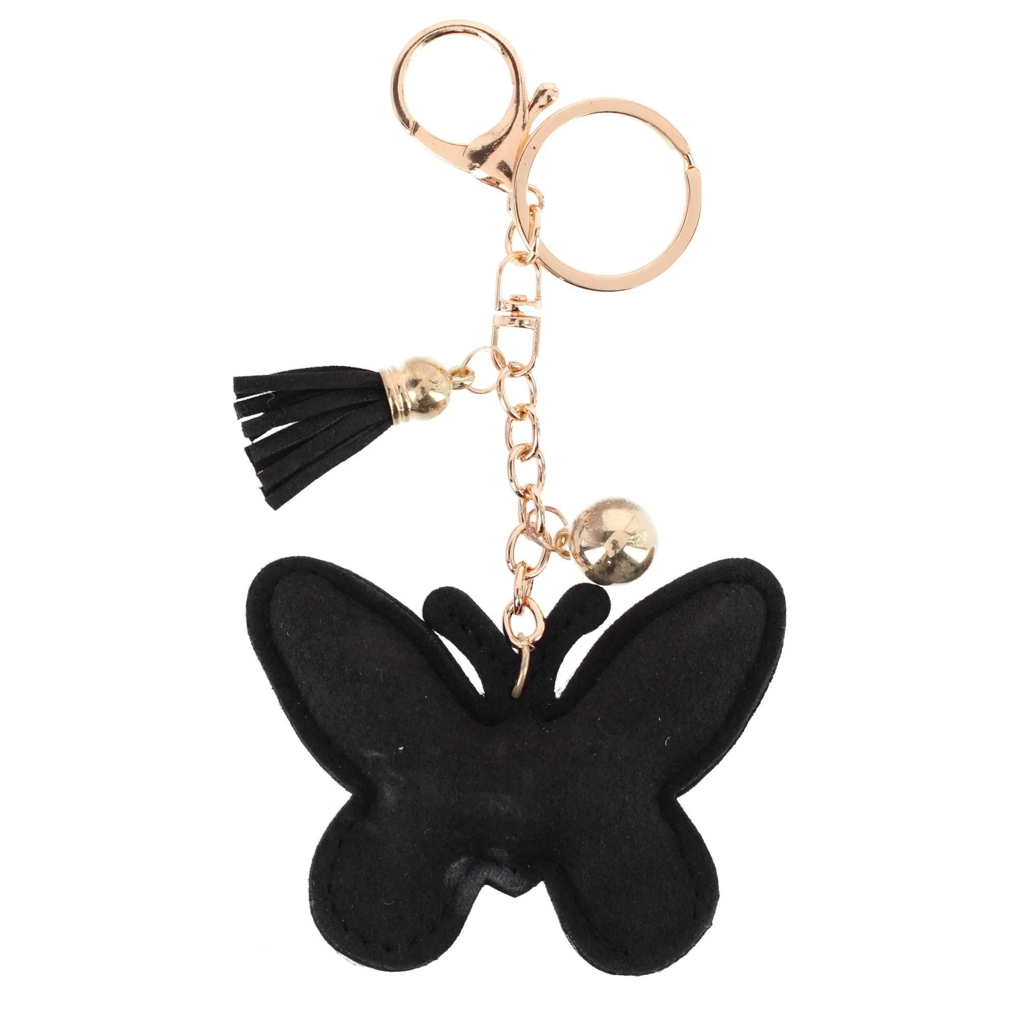 CTM® Women's Glittery Rhinestone Butterfly Bag Charm & Key Chain sold by Belt Outlet product image thumbnail 4