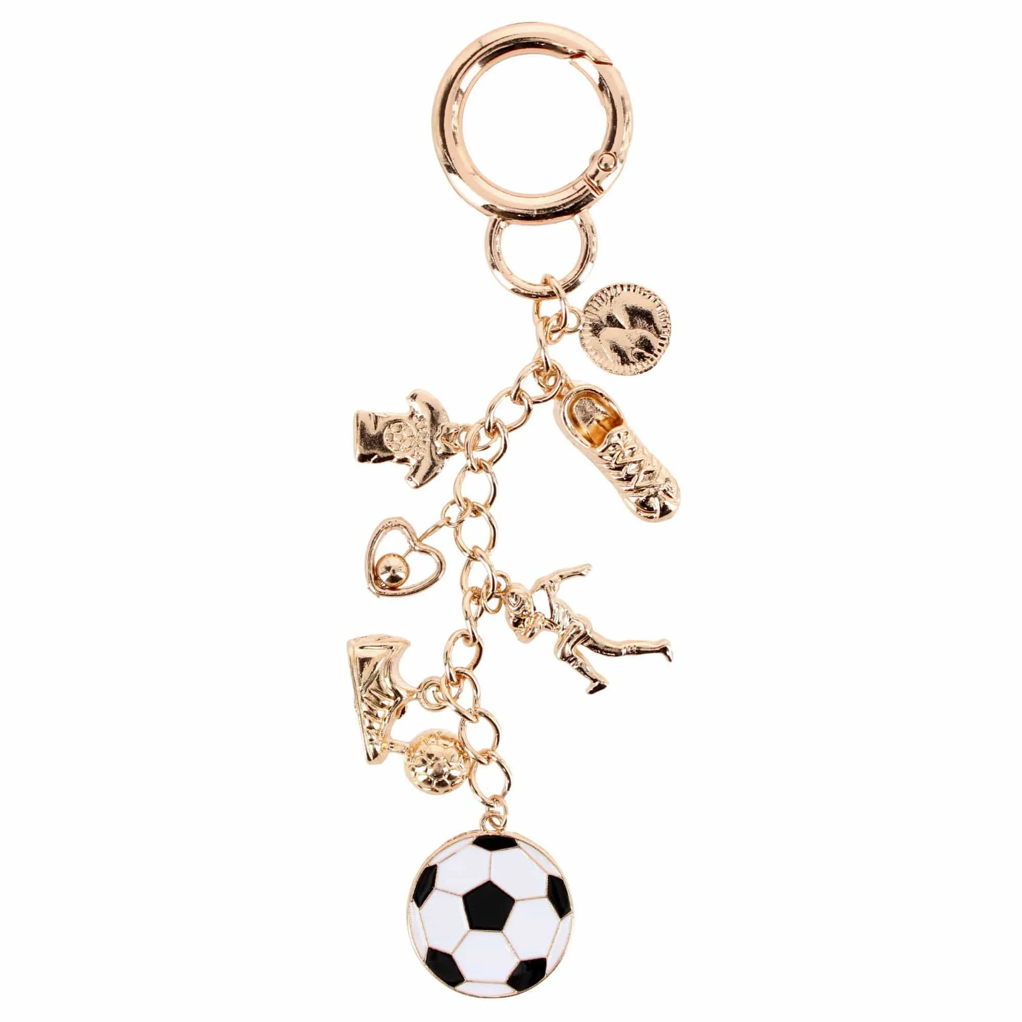 CTM® Women's World Soccer Dangle Bag Charm sold by Belt Outlet product image thumbnail 3