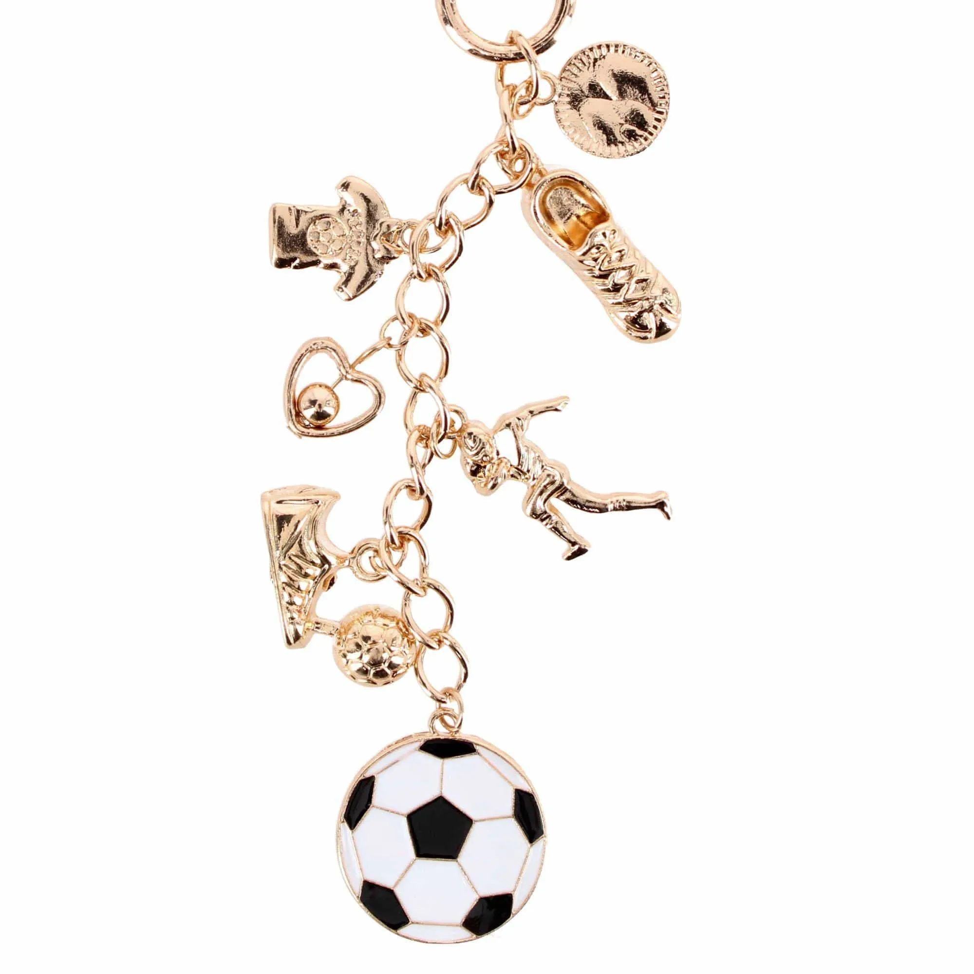 CTM® Women's World Soccer Dangle Bag Charm sold by Belt Outlet product image thumbnail 5