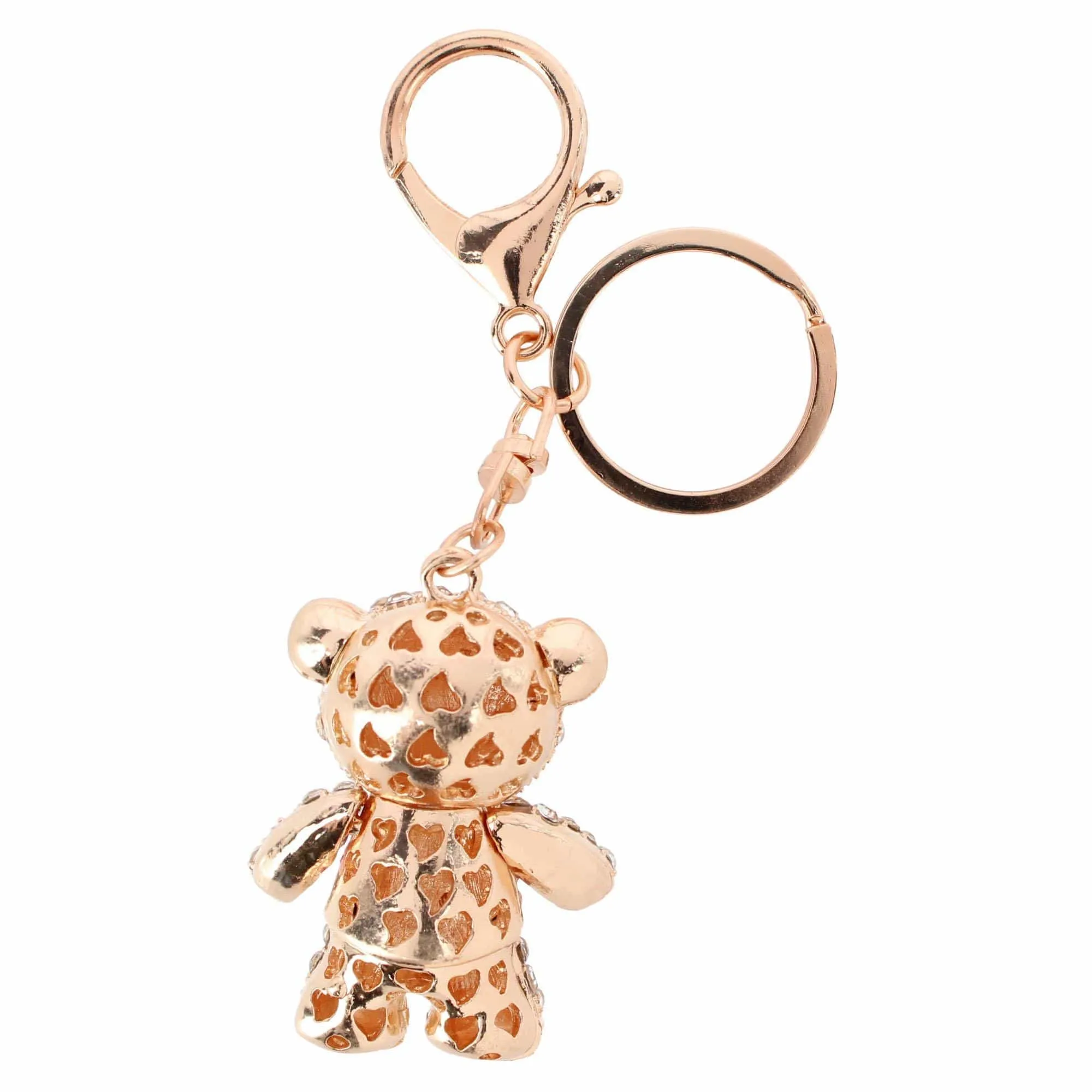 CTM® Women's Adorable Rhinestone Teddy Bear Bag Charm & Keychain sold by Belt Outlet product image thumbnail 4