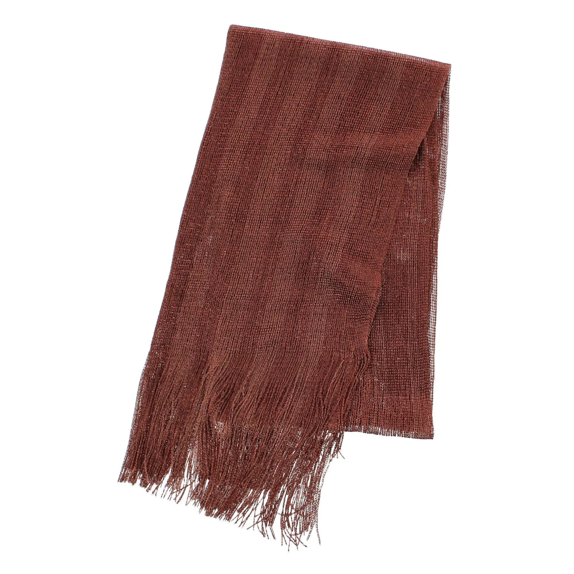 CTM® Women's Shimmering Fringe Evening Shawl Scarf sold by Belt Outlet product image thumbnail 4