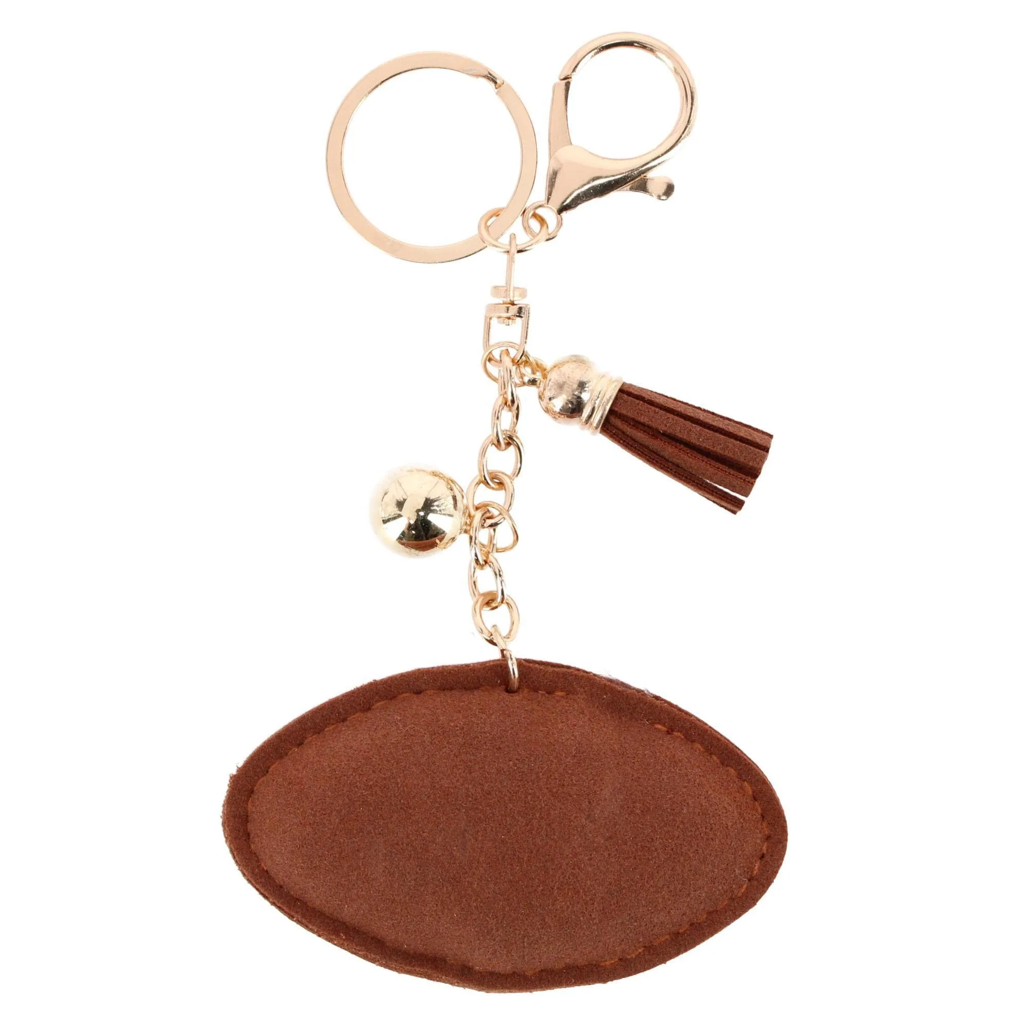 CTM® Women's Rhinestone Football & Tassel Bag Charm & Key Chain sold by Belt Outlet product image thumbnail 4