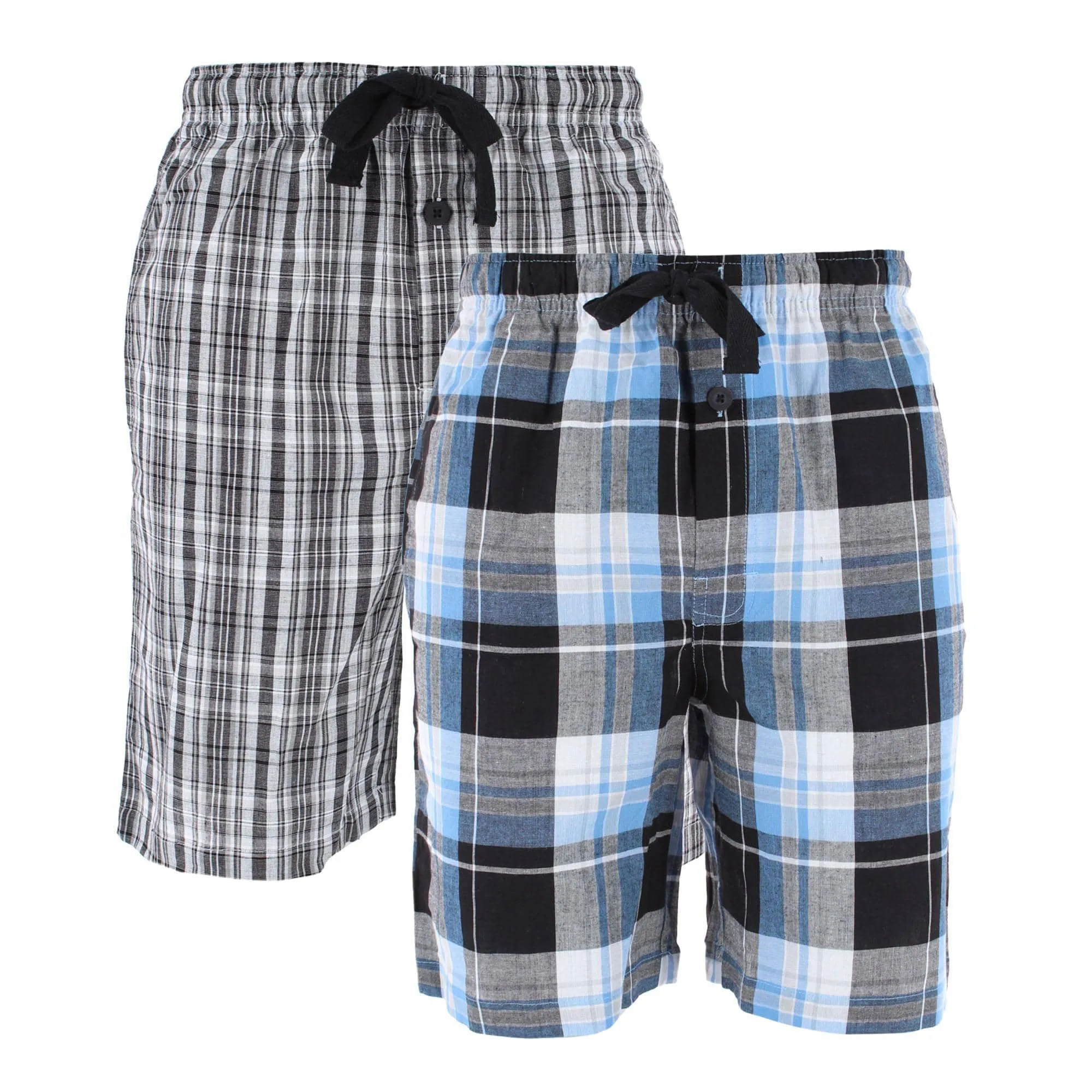 Fruit of the Loom Men's Big & Tall Broadcloth Cotton Pajama Shorts 2-Pack sold by Belt Outlet product image thumbnail 2