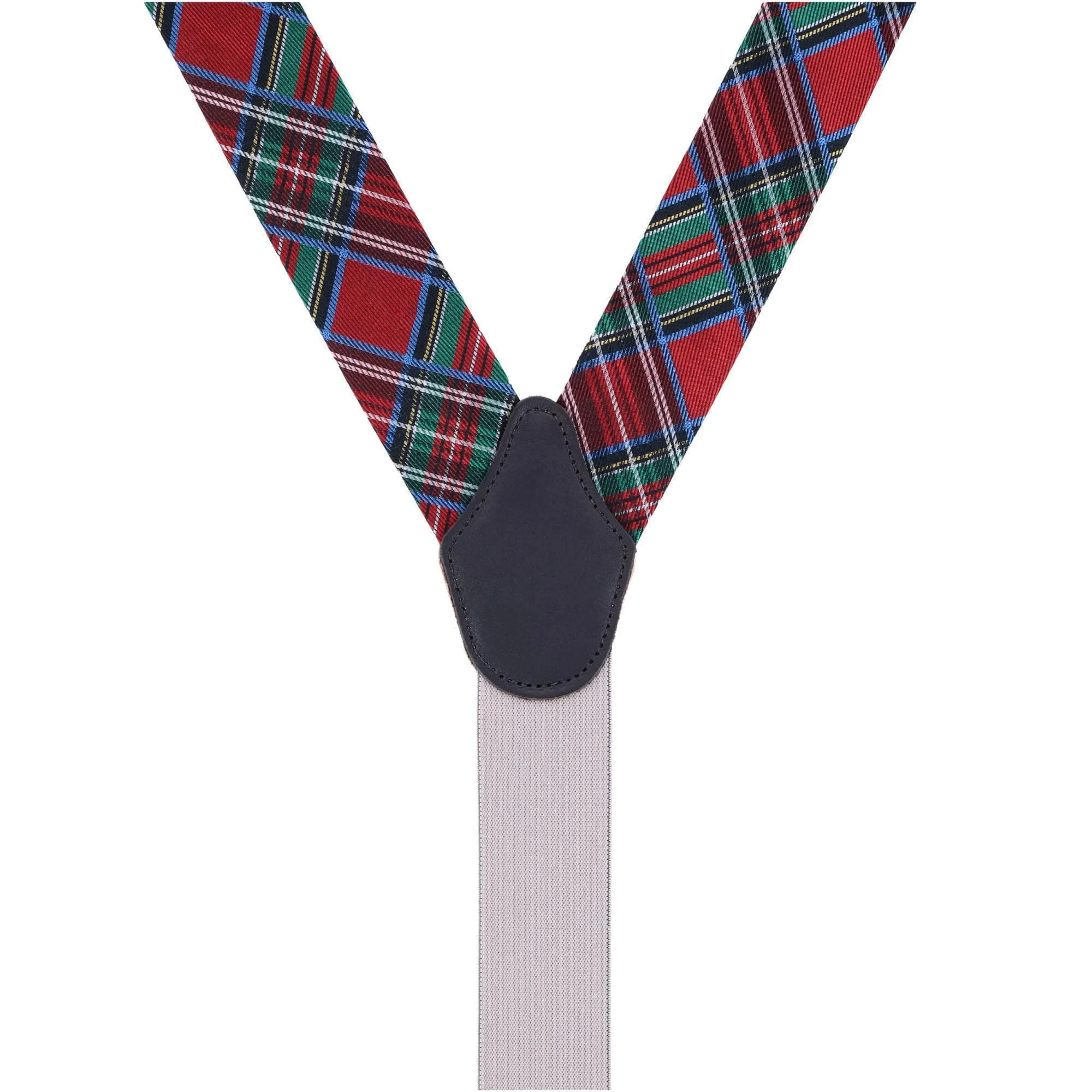 Trafalgar Men's Nicholas Tartan Plaid Button End Silk Suspenders sold by Belt Outlet product image thumbnail 5