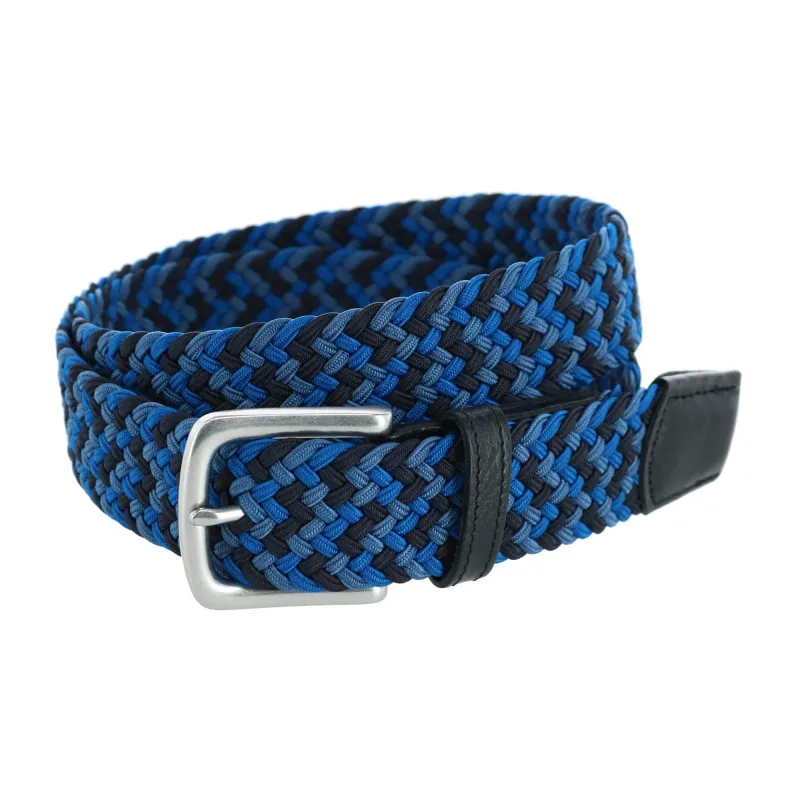 Trafalgar Men's Chandler Mixed Weave Stretch Belt made by Trafalgar