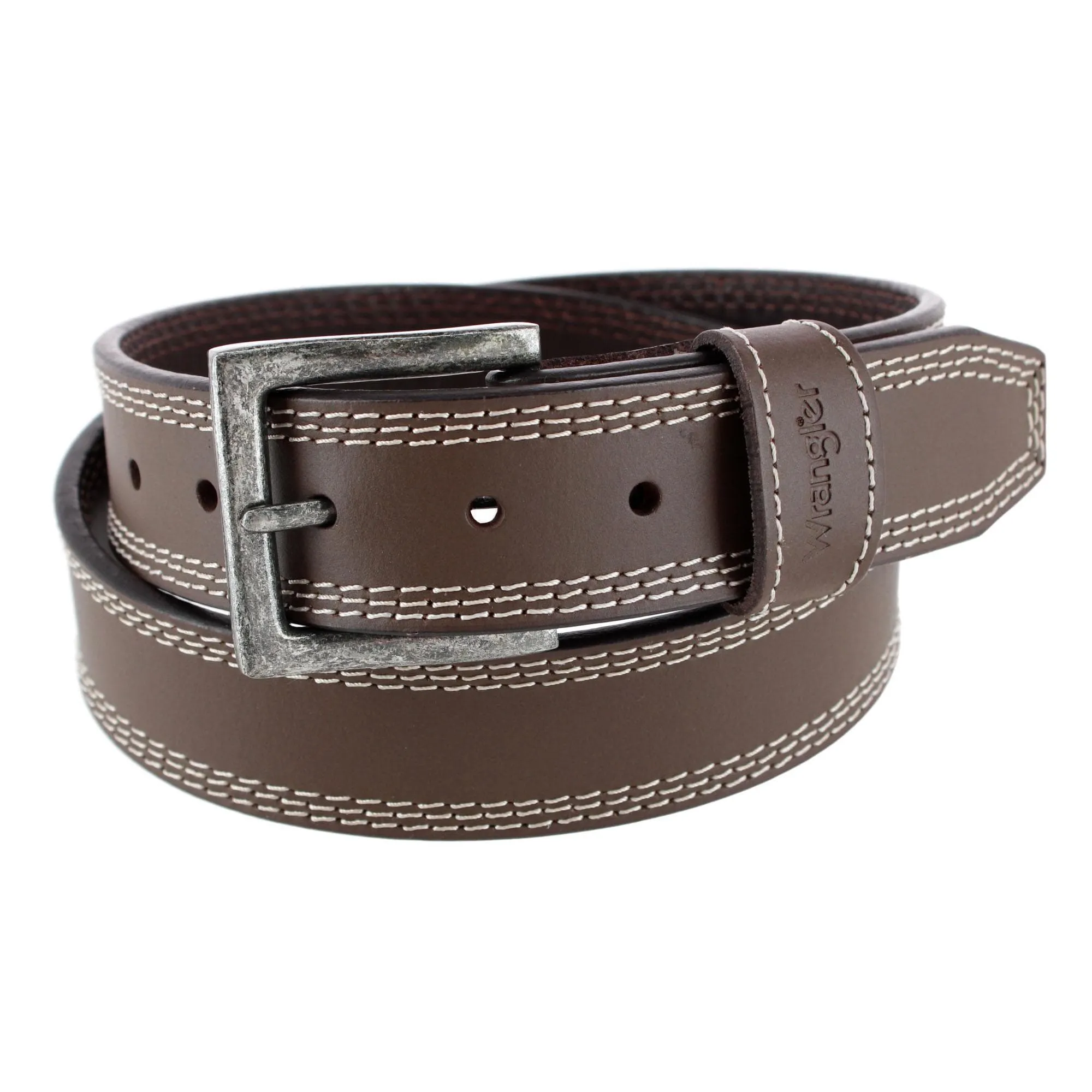 Wrangler Men's Crazy Horse Leather Belt with Removable Buckle sold by Belt Outlet product image thumbnail 5