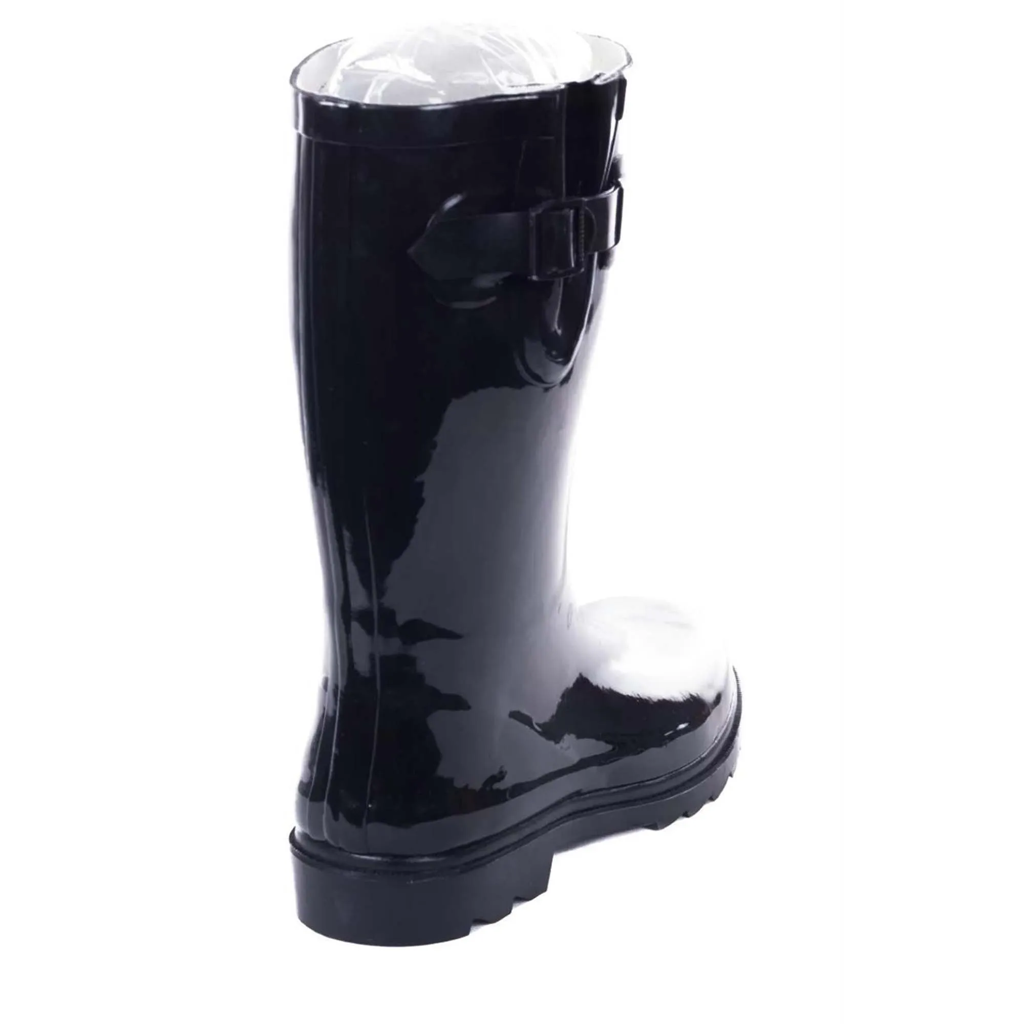 Forever Young Women's Mid-Calf Solid Color Rubber Rain Boots sold by Belt Outlet product image thumbnail 4