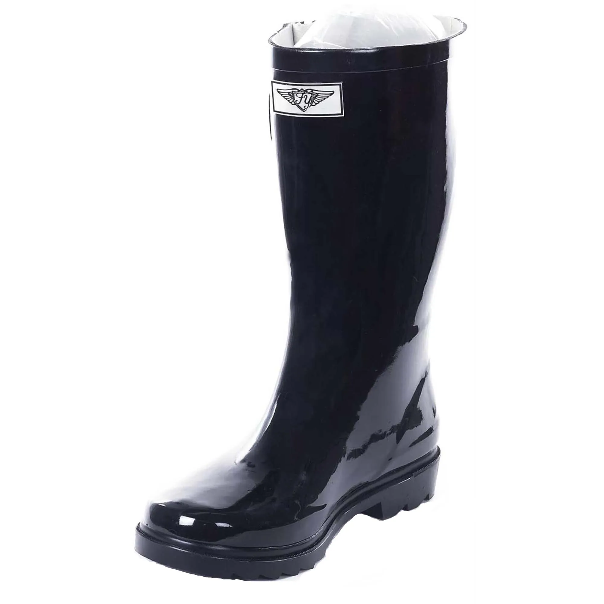 Forever Young Women's Mid-Calf Solid Color Rubber Rain Boots sold by Belt Outlet product image thumbnail 2