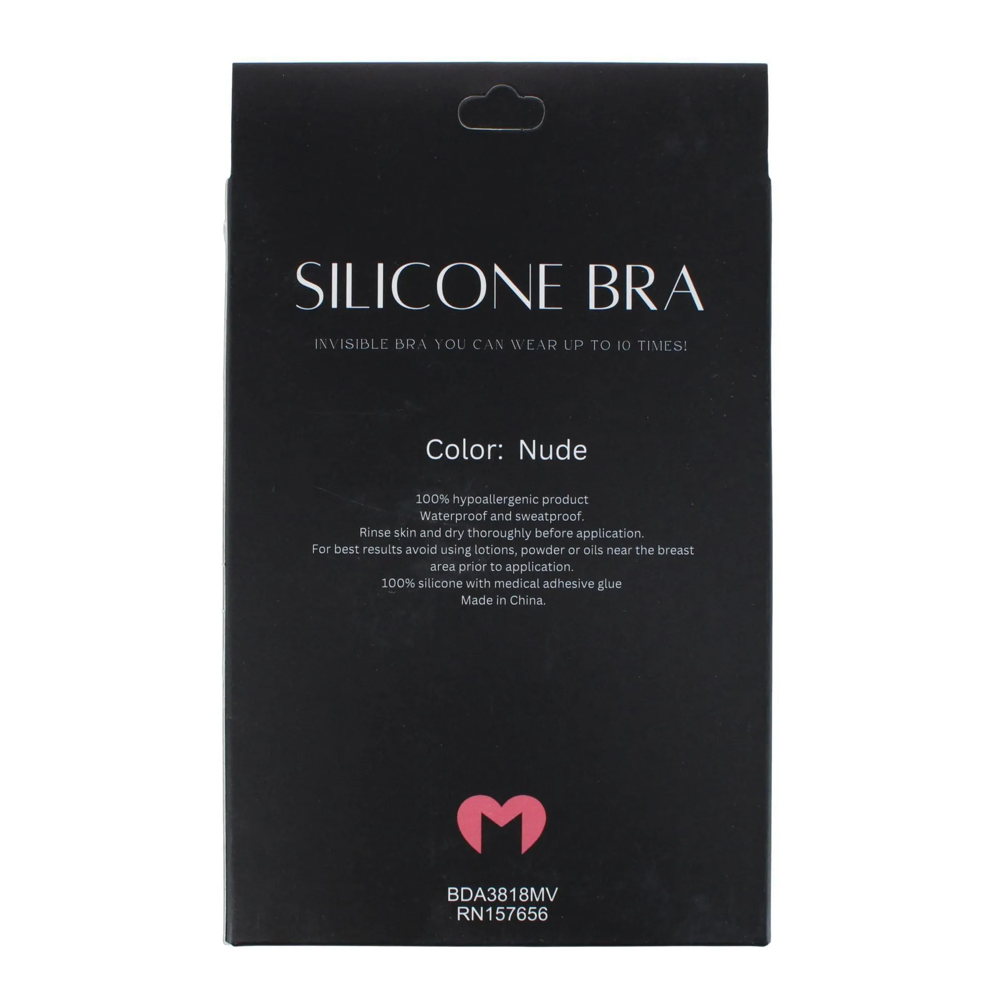 CTM® Women's Reusable Seamless Silicone Adhesive Sticky Bra sold by Belt Outlet product image thumbnail 5