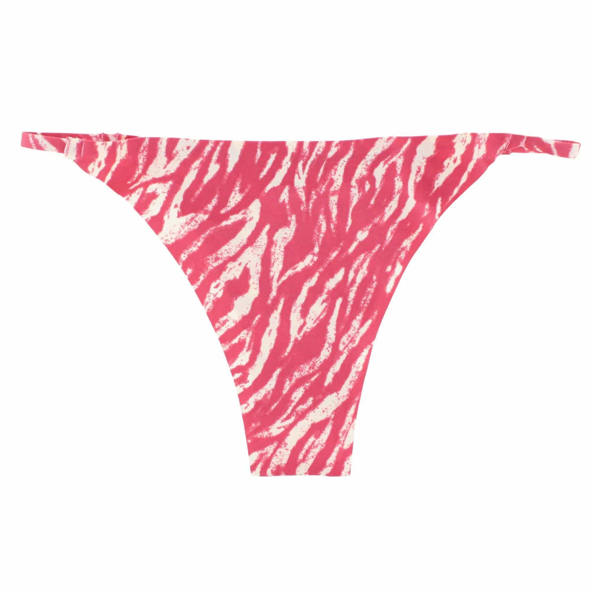 CTM® Women's Seamless Zebra Print No-Show Thong sold by Belt Outlet product image thumbnail 4