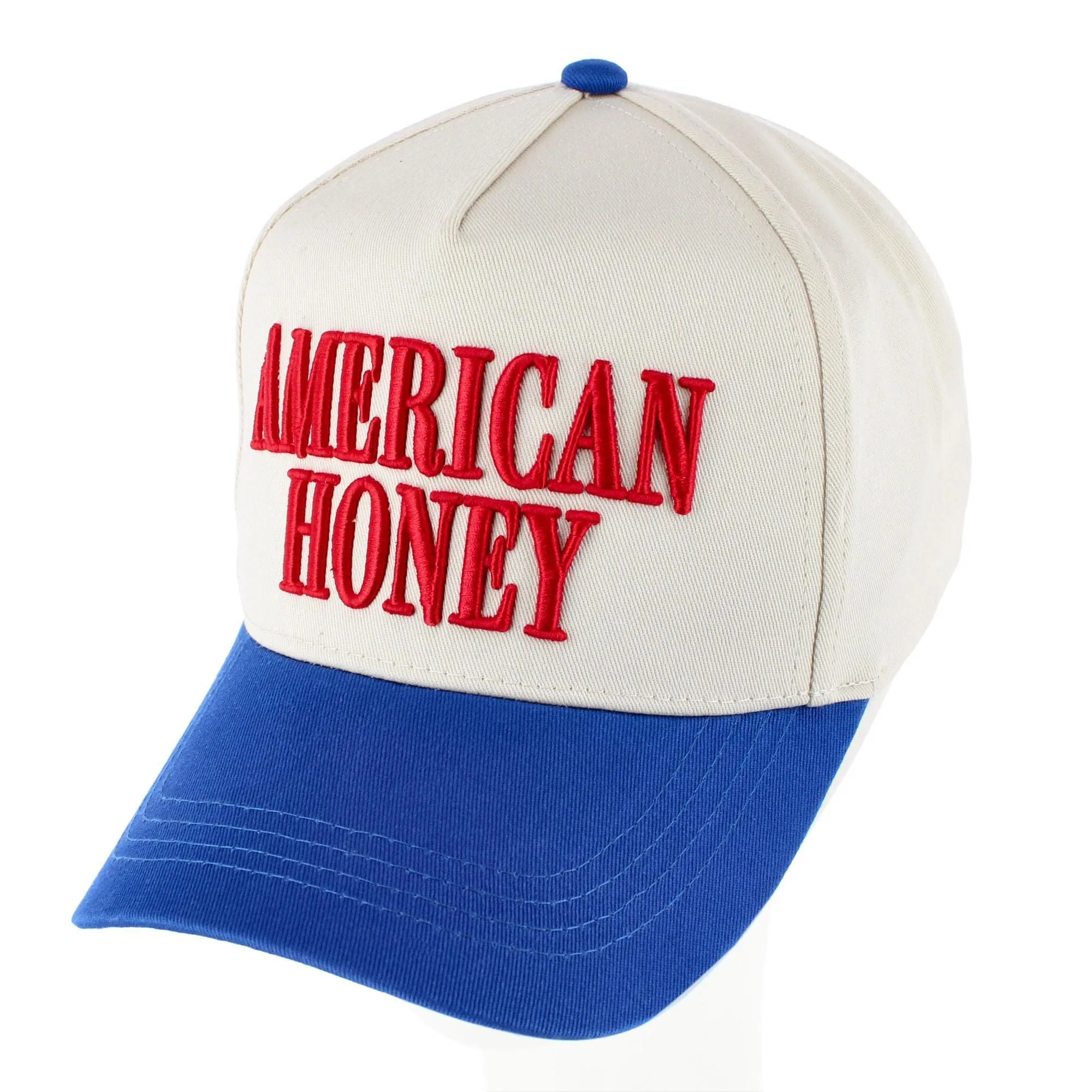 CTM® Women's American Honey Two Tone Baseball Cap sold by Belt Outlet product image thumbnail 4