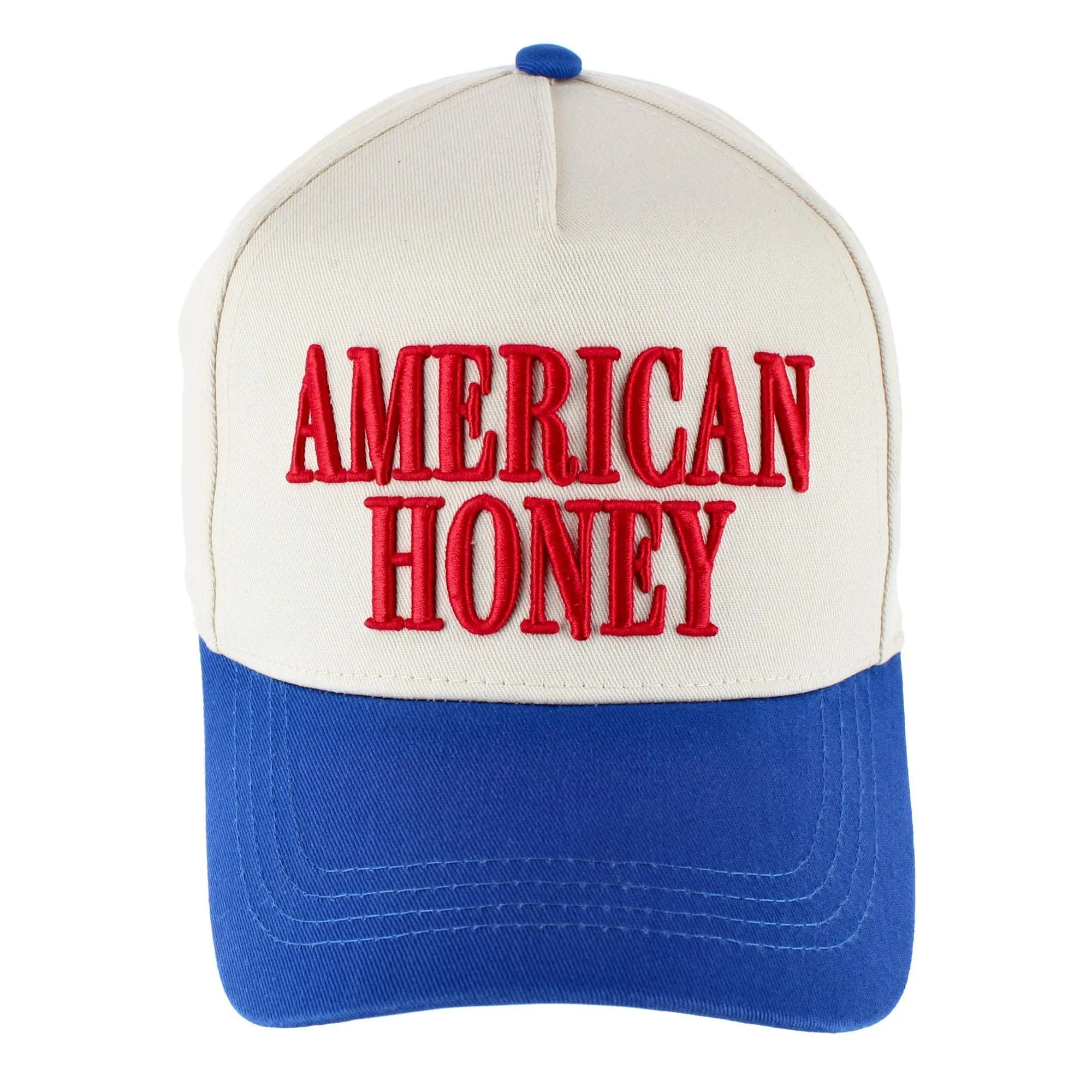 CTM® Women's American Honey Two Tone Baseball Cap sold by Belt Outlet