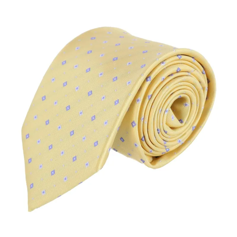 CTM® Men's Neat Print Tie made by Belt Outlet
