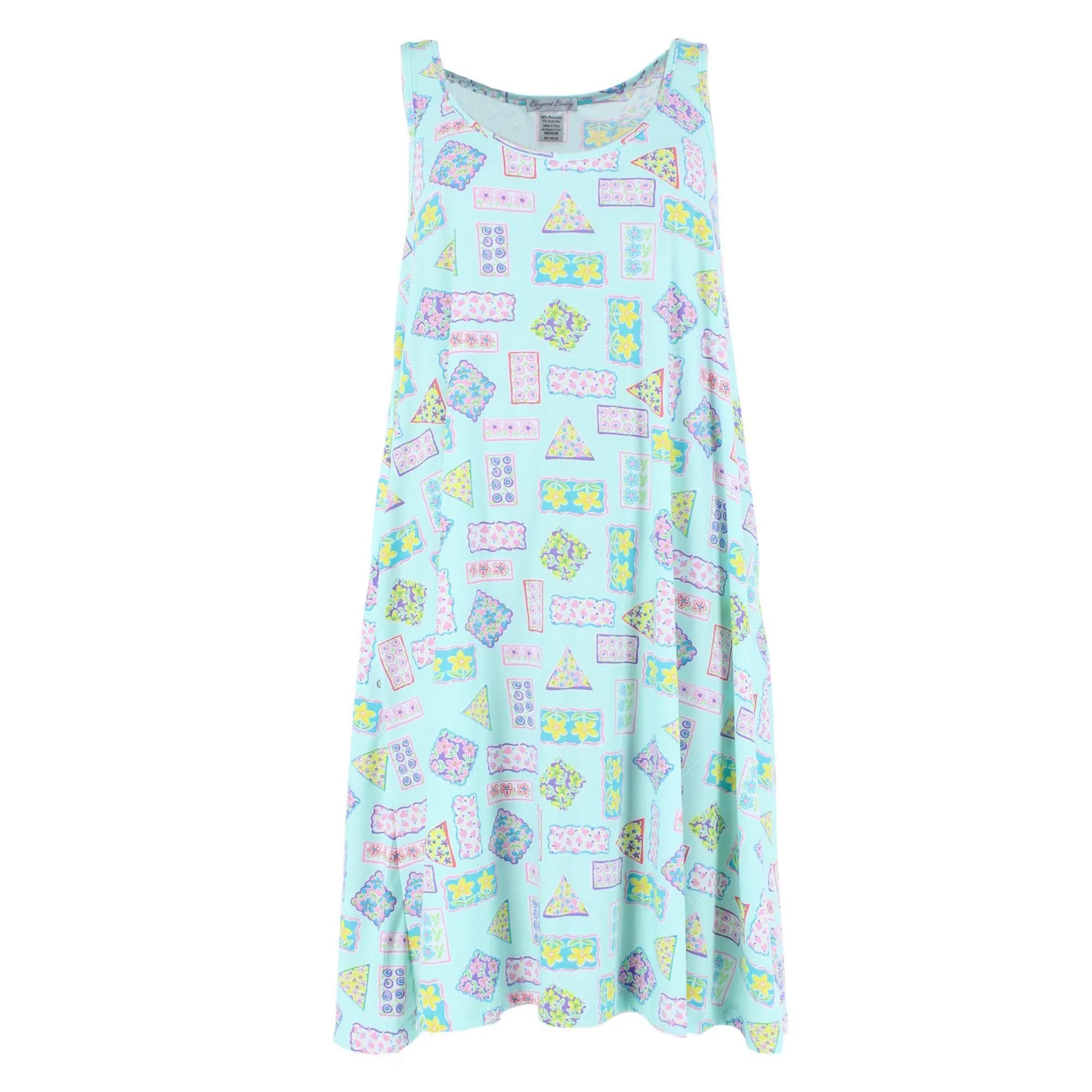 CTM® Women's Floral Patchwork Sleeveless Nightgown by Elegant Emily sold by Belt Outlet product image thumbnail 3