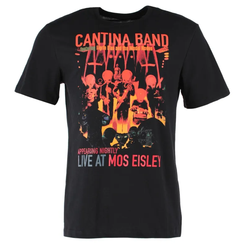 Jerry Leigh Men's Star Wars Cantina Band Live Band Tee made by Jerry Leigh