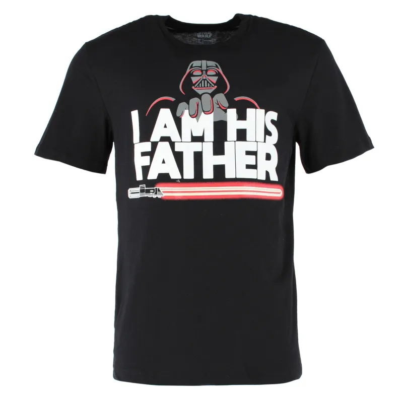 Jerry Leigh Men's Star Wars I Am His Father Glow T-Shirt made by Jerry Leigh
