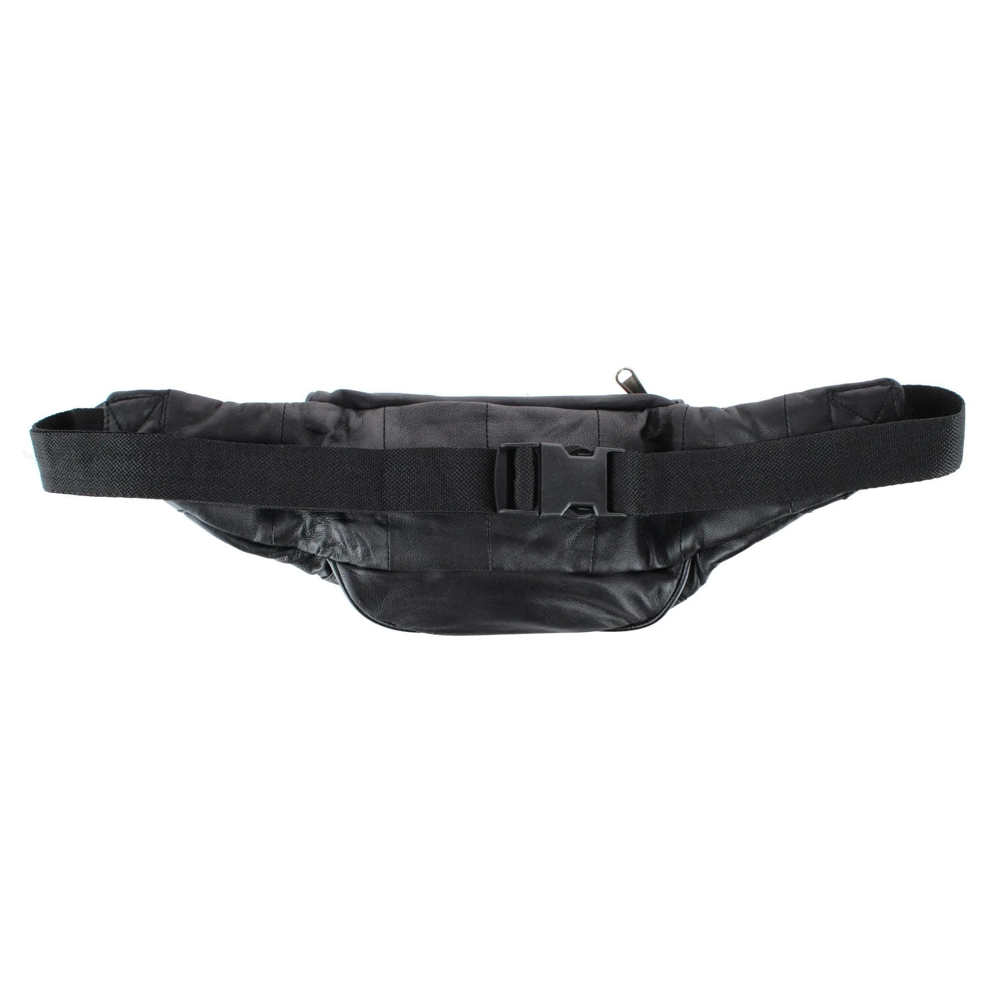 CTM® Unisex Lambskin Leather Fanny Pack with Multiple Compartments sold by Belt Outlet product image thumbnail 5