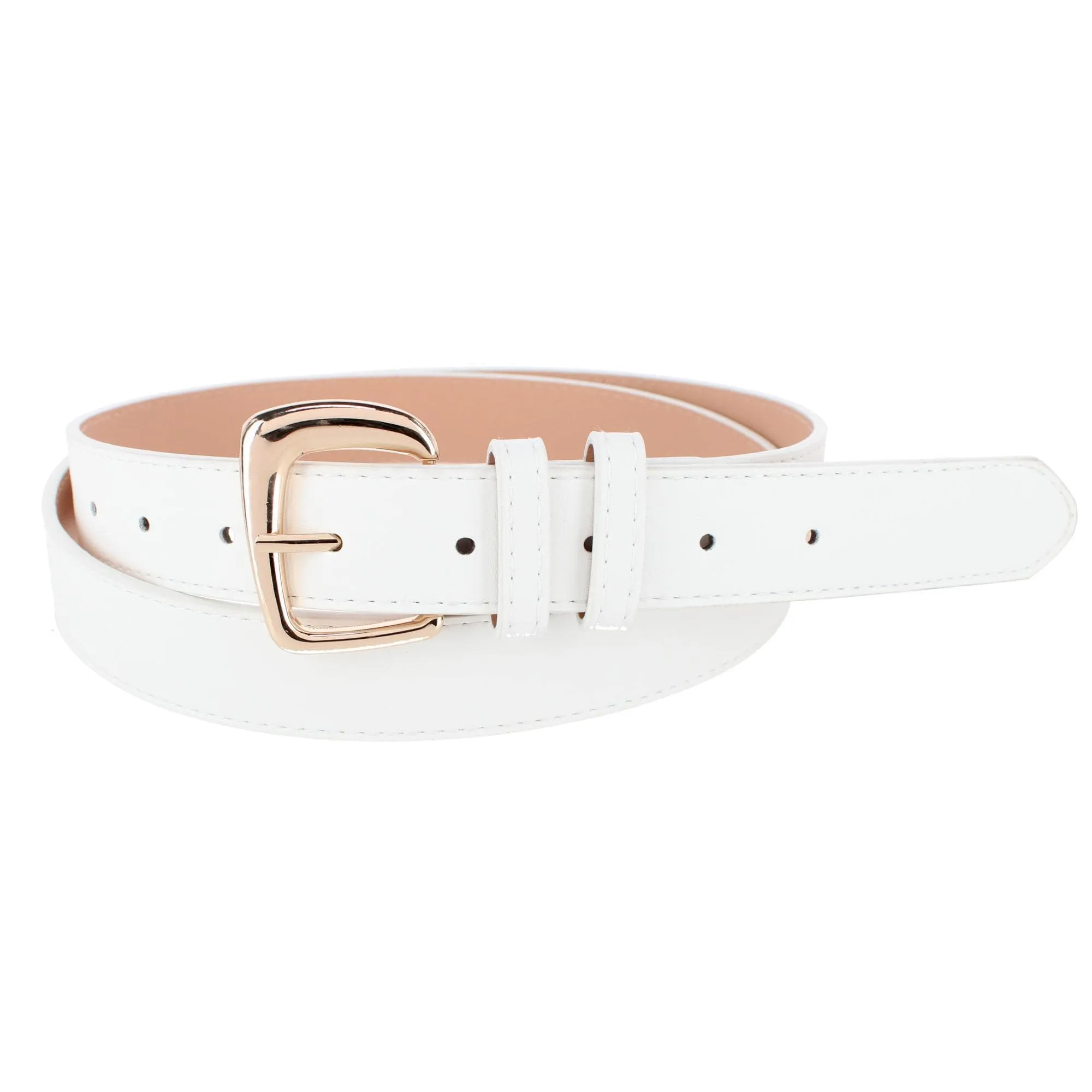 CTM® Women's Plus Size Double Loop Synthetic Leather Belt sold by Belt Outlet product image thumbnail 5
