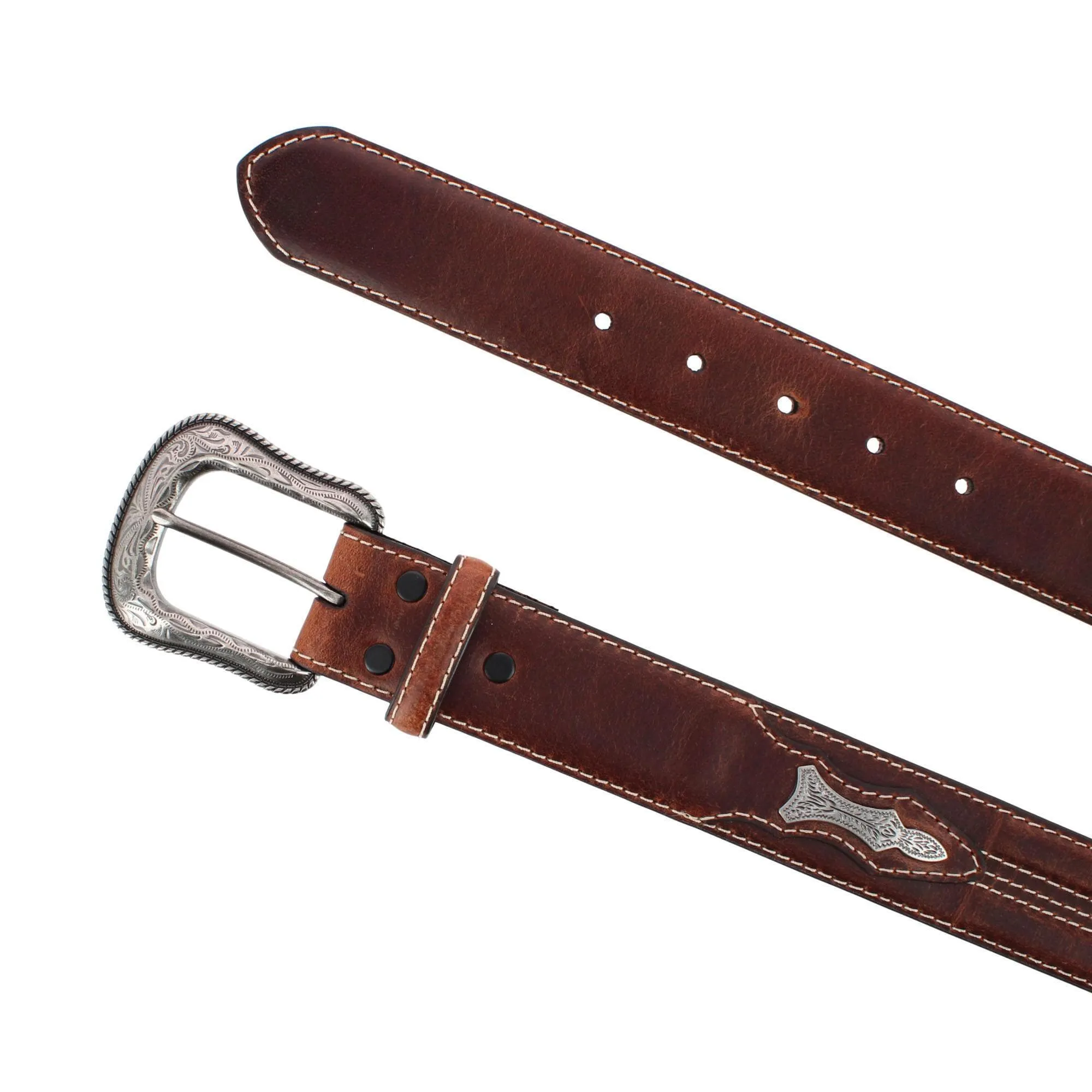 Roper Men's 1.5 Inch Leather Concho Western Belt sold by Belt Outlet product image thumbnail 4