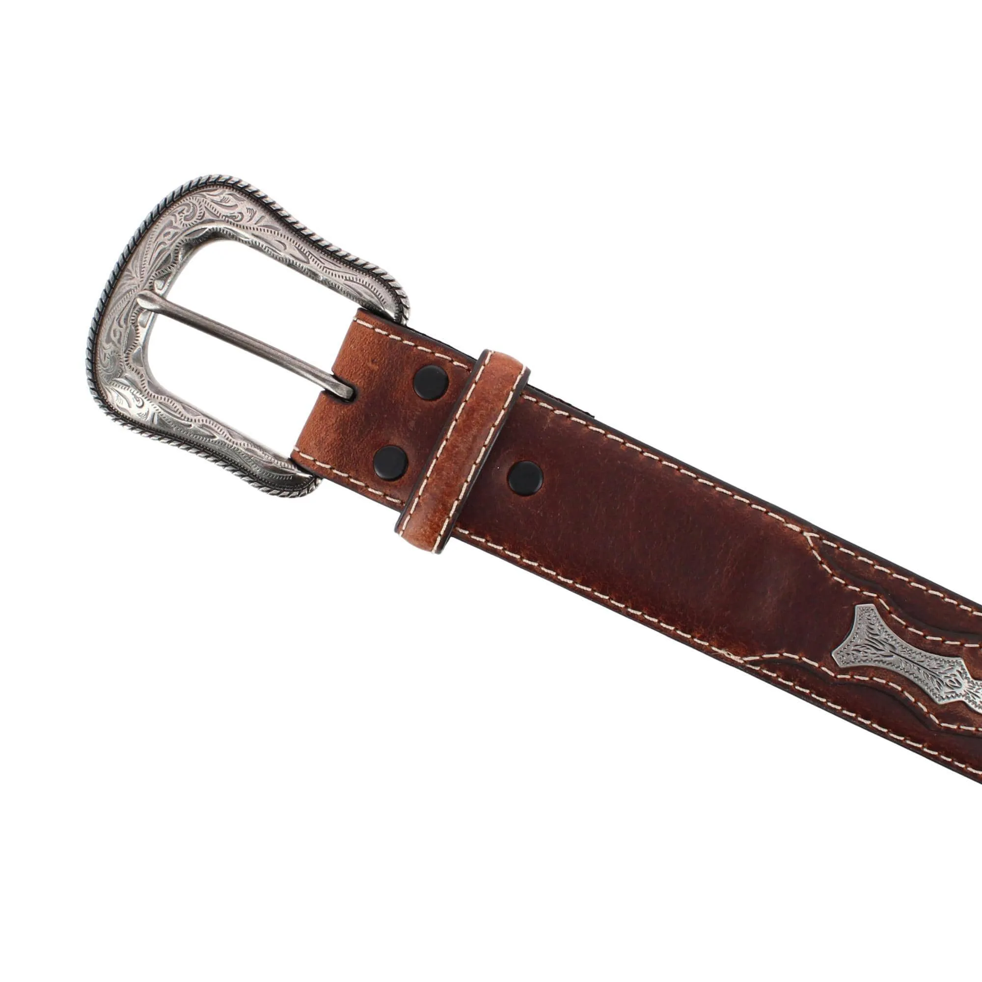 Roper Men's 1.5 Inch Leather Concho Western Belt sold by Belt Outlet product image thumbnail 5