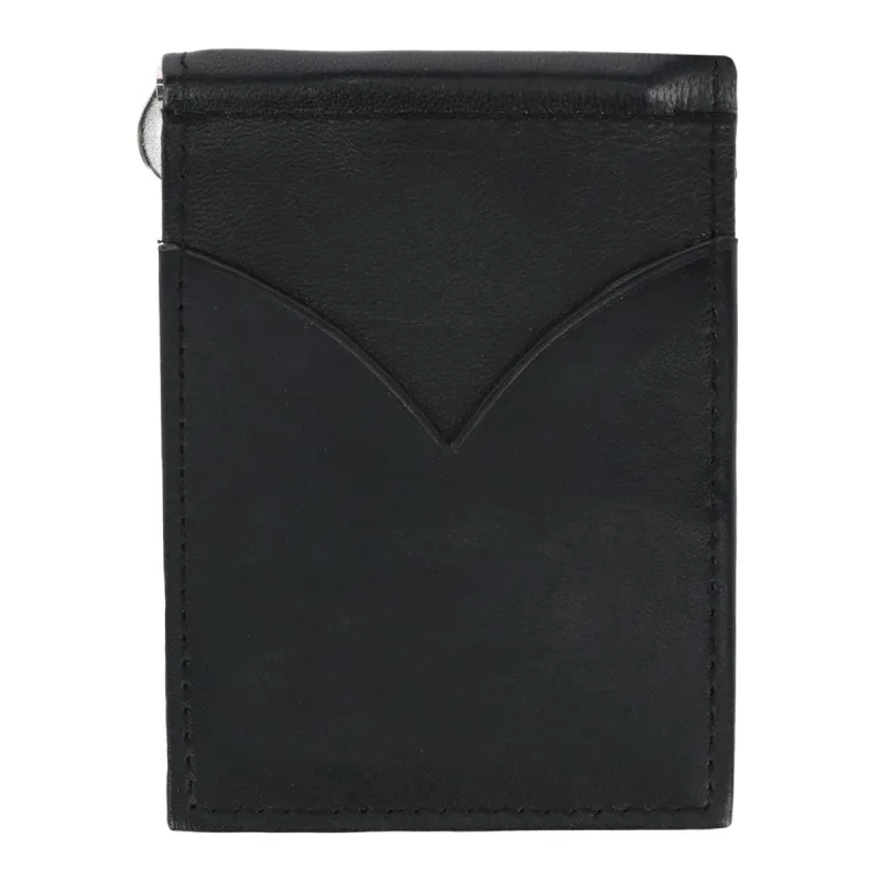 CTM® Men's Lambskin Leather Money Clip and Wallet made by Belt Outlet