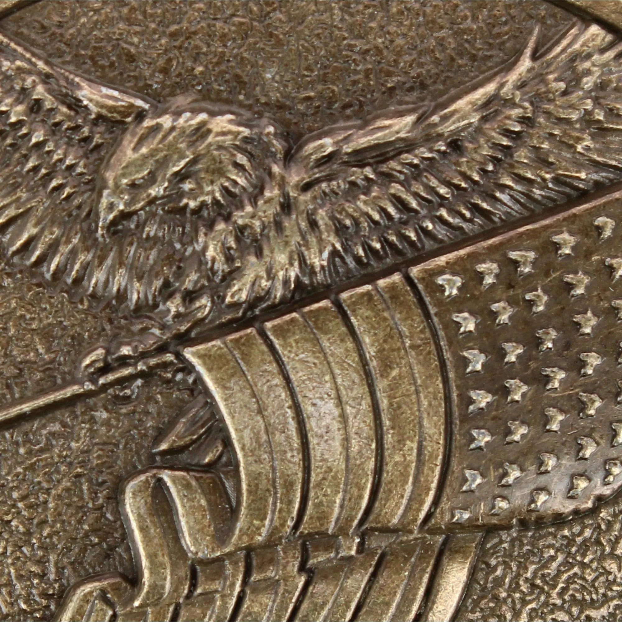 Wrangler Men's American Flag & Eagle Belt Buckle Antique Brass Finish sold by Belt Outlet product image thumbnail 5