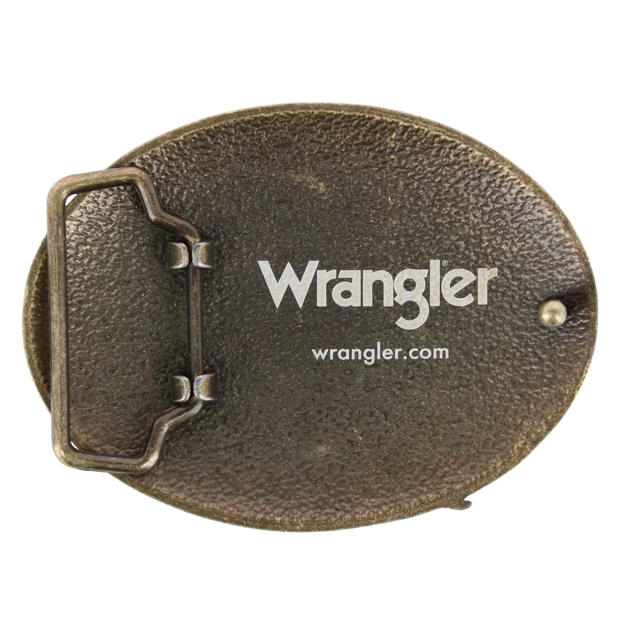 Wrangler Men's American Flag & Eagle Belt Buckle Antique Brass Finish sold by Belt Outlet product image thumbnail 4