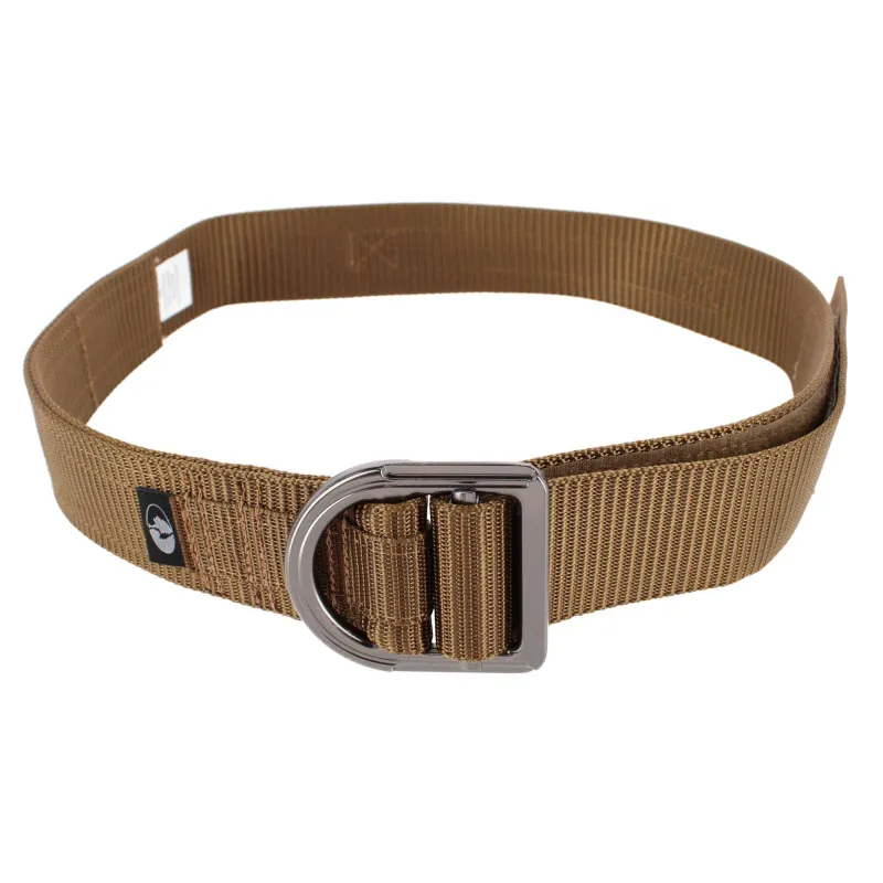 Mossy Oak Men's 45mm Tactical Web Belt with D-Ring Buckle Tan made by Mossy Oak