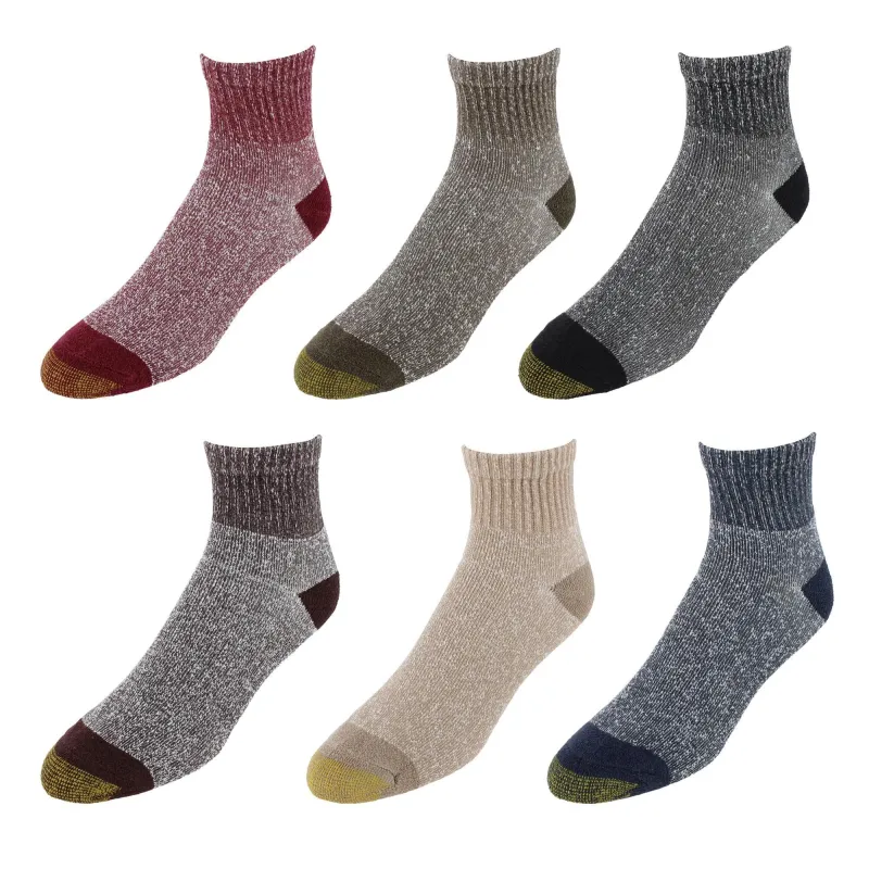 Gold Toe Men's Quarter Lenght Full Cushioned Socks (6 Pairs) made by Gold Toe