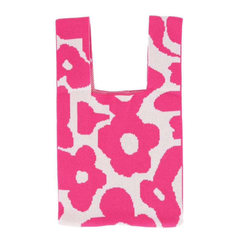 CTM® Women's Mini Knit Tote Bag made by Belt Outlet