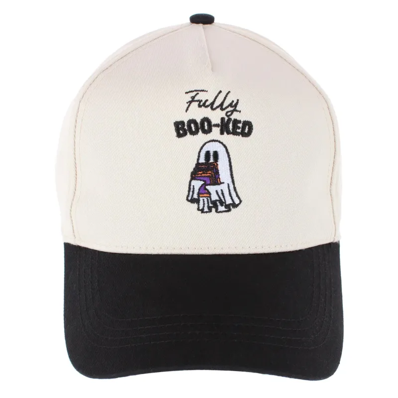 CTM® Women's Fully Boo-ked Two-Toned Trucker Cap made by Belt Outlet