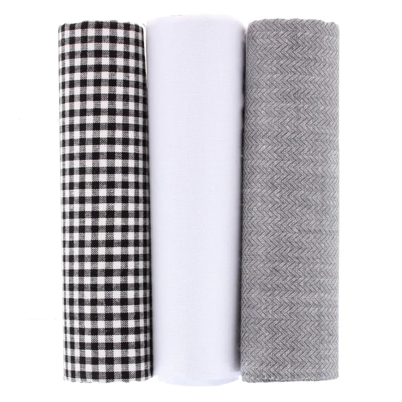 Essentials by Trafalgar Traditional Herringbone and Check Dark Handkerchiefs made by Belt Outlet