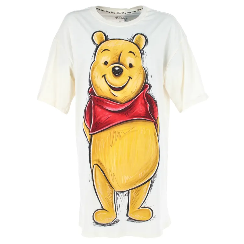 Jerry Leigh Juniors Disney Winnie the Pooh Oversized Tee Shirt made by Jerry Leigh
