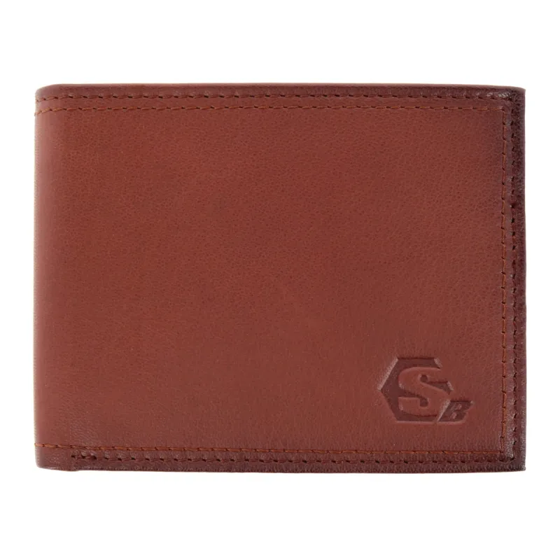 SuperBilt Work Wear Men's Built Tough Leather Bifold Wallet made by Belt Outlet
