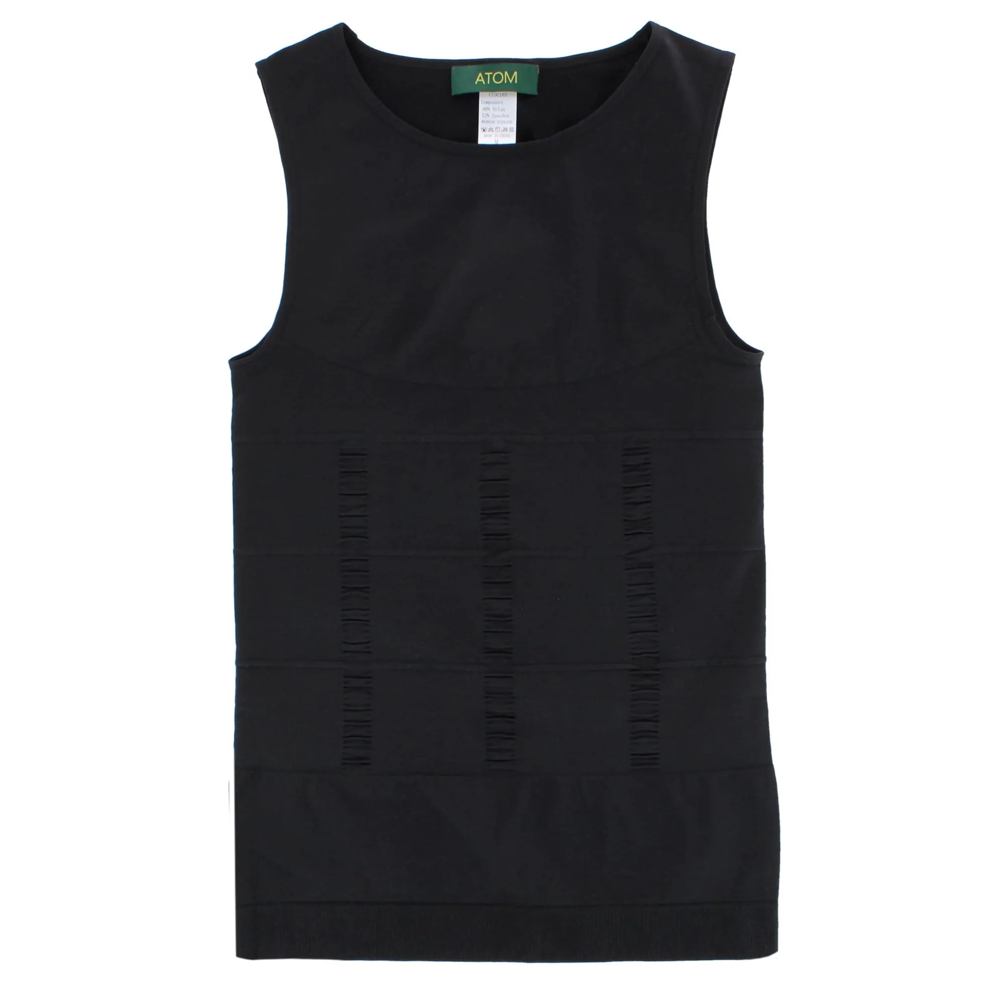 CTM® Men's Targeted Tummy Control Compression Tank sold by Belt Outlet