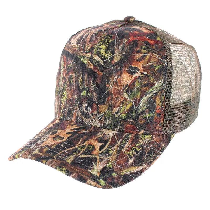 David & Young Men's Camo Mesh Back Trucker Hat made by D&Y