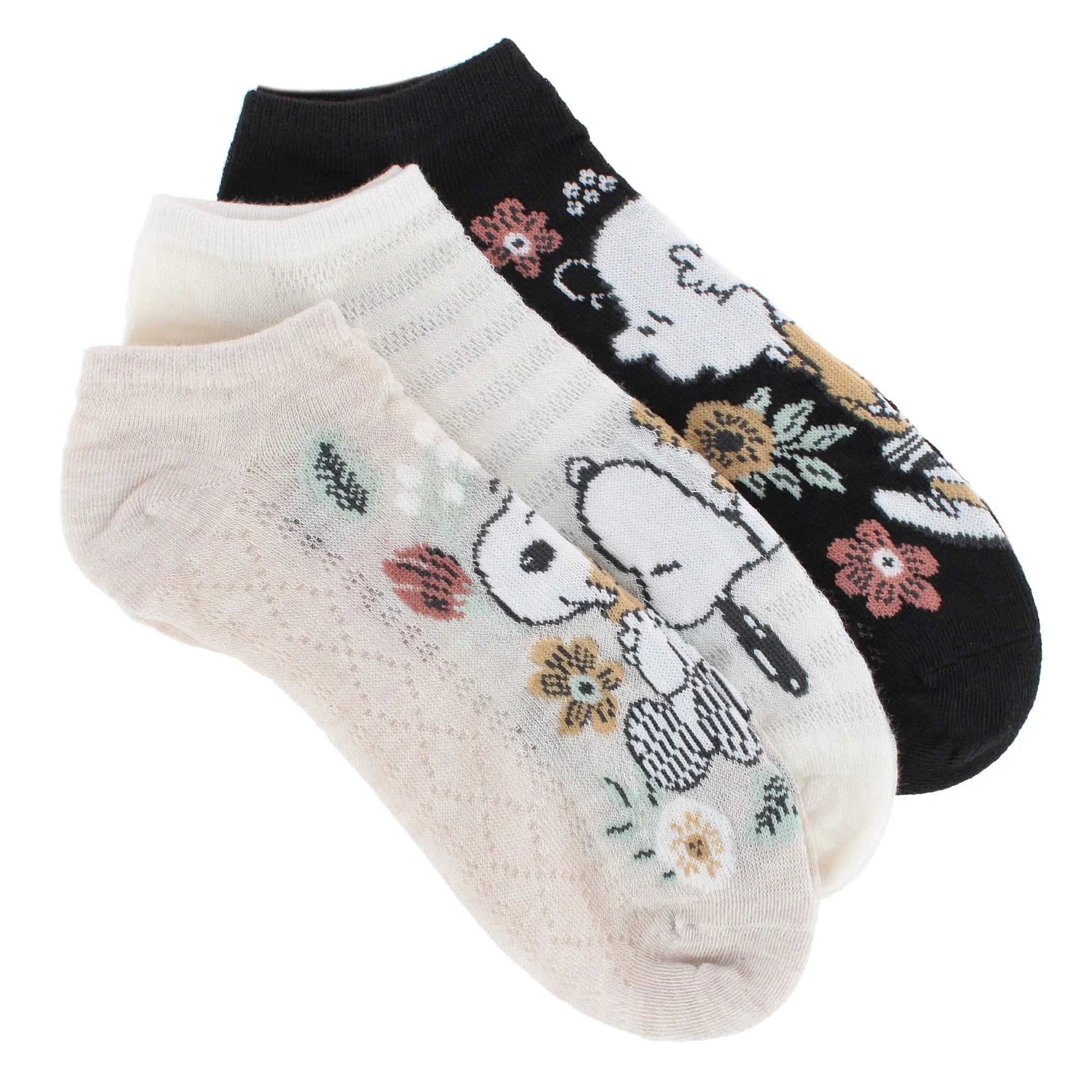 U.P.D., INC Women's Peanuts Snoopy No Show Socks (3Pack) sold by Belt Outlet product image thumbnail 5