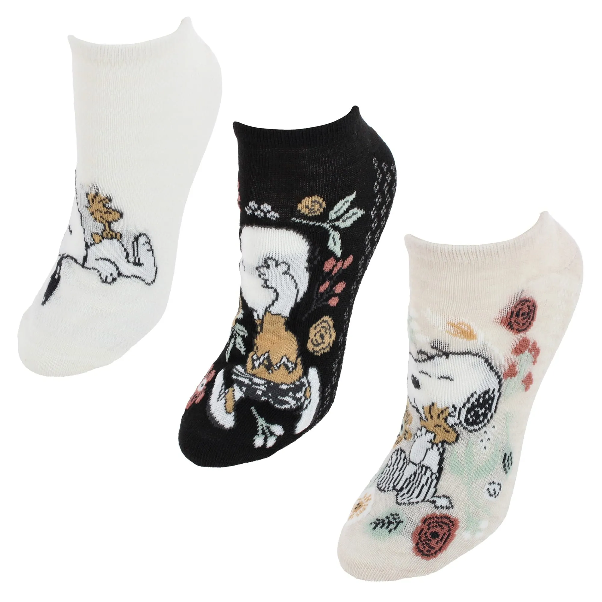 U.P.D., INC Women's Peanuts Snoopy No Show Socks (3Pack) sold by Belt Outlet product image thumbnail 2